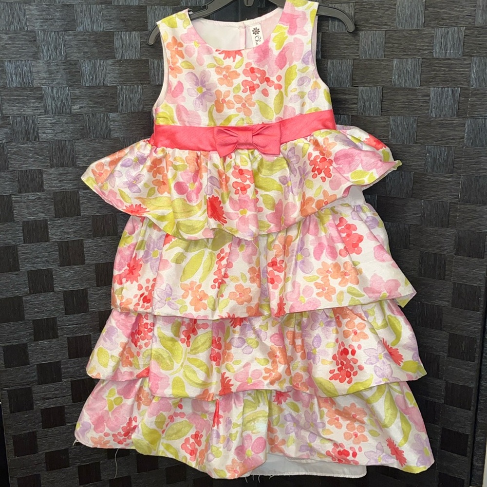 💚Cherokee floral dress size 3T